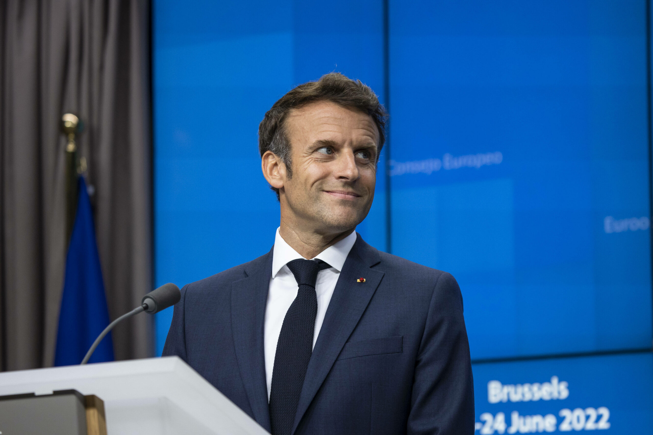 Frankreichs Präsident Emmanuel Macron bewies, dass er Ahnung von Fußball hat.