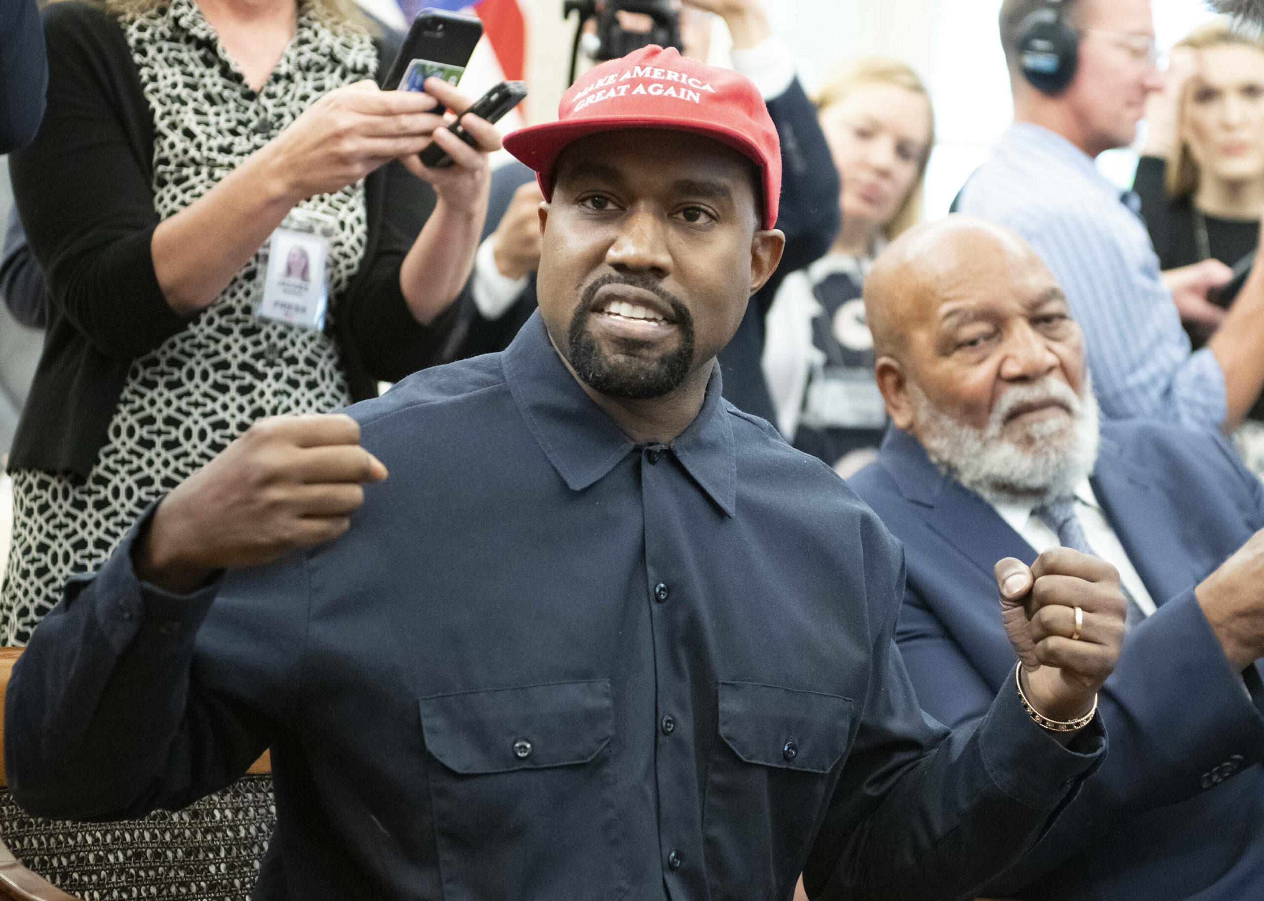 US-Rapper Kanye West hat mit Äußerungen über Hitler und Nazis für Aufsehen gesorgt. (Archivbild)