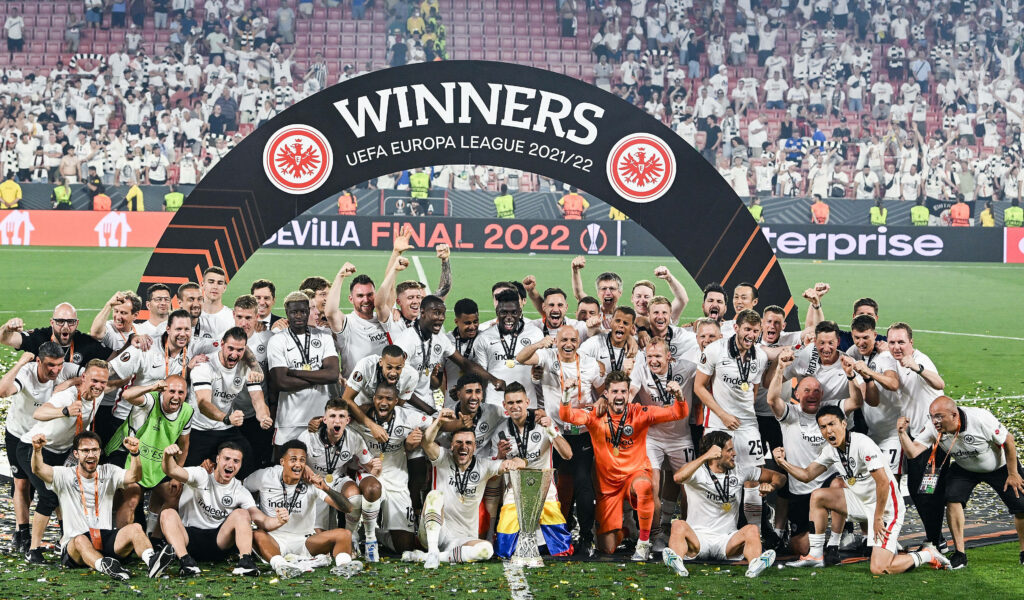Eintracht Frankfurt beim Europa-League-Sieg