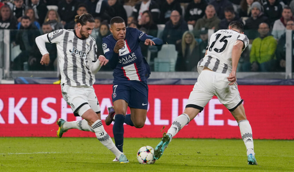 Champions League Duell zwischen Paris St. Germain und Juventus Turin