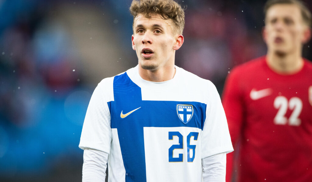 HSV-Talent Anssi Suhonen debüttierte kürzlich für Finnlands A-Nationalmannschaft.