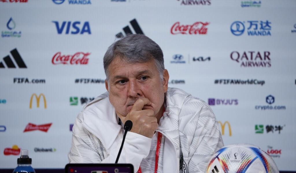 Mexikos Trainer Gerardo Martino bei einer Pressekonferenz
