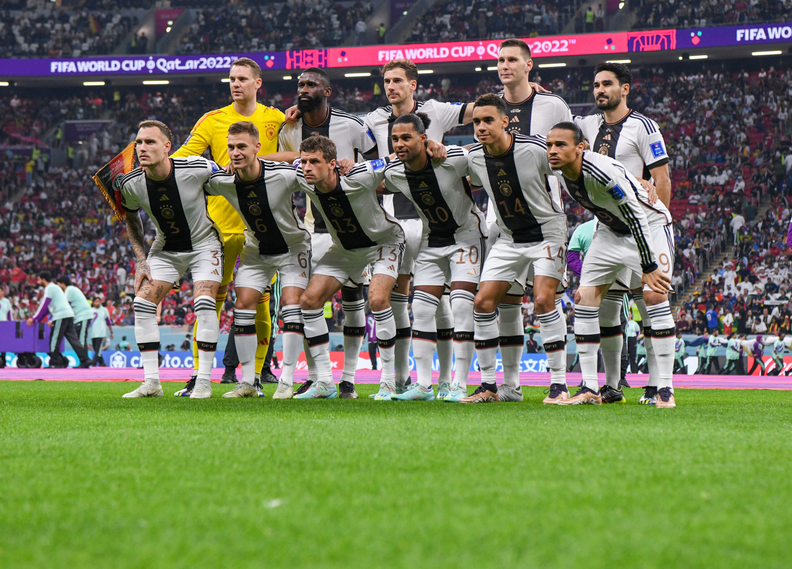 Die DFB-Elf vor ihrem letzten Spiel in Katar