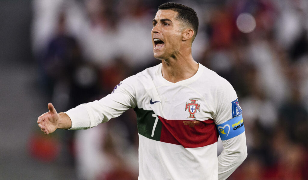 Cristiano Ronaldo im Trikot der portugiesischen Nationalmannschaft