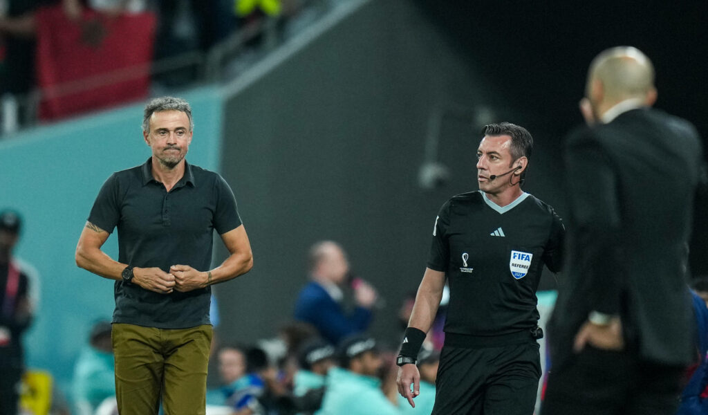 Spaniens Ex-Nationaltrainer Luis Enrique bei der WM 2022