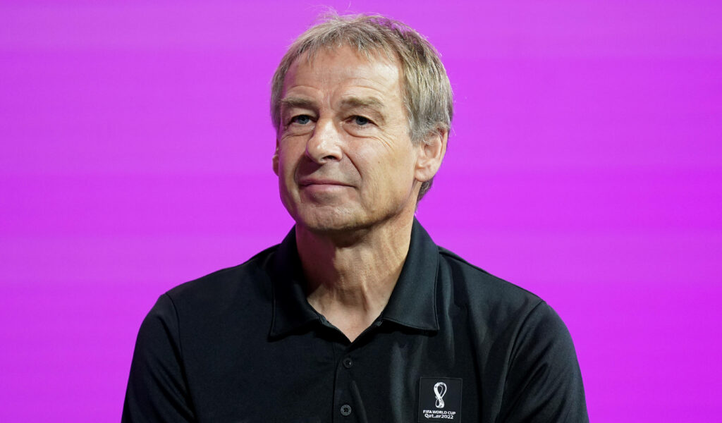 Jürgen Klinsmann bei einer Pressekonferenz