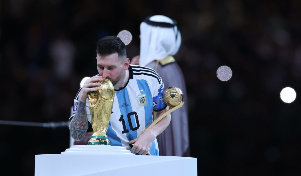 Endlich am Ziel: Mit 35 Jahren krönte Lionel Messi Argentinien und sich zum Weltmeister.