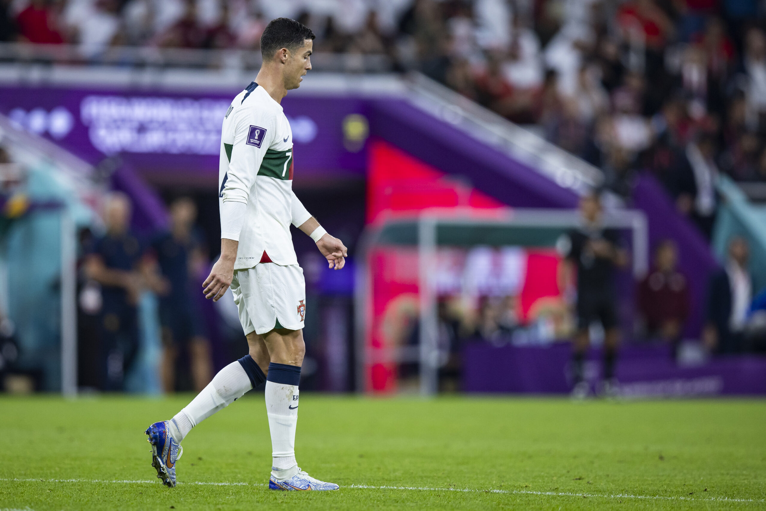 Cristiano Ronaldo verliert das Viertelfinal-Duell gegen Marokko