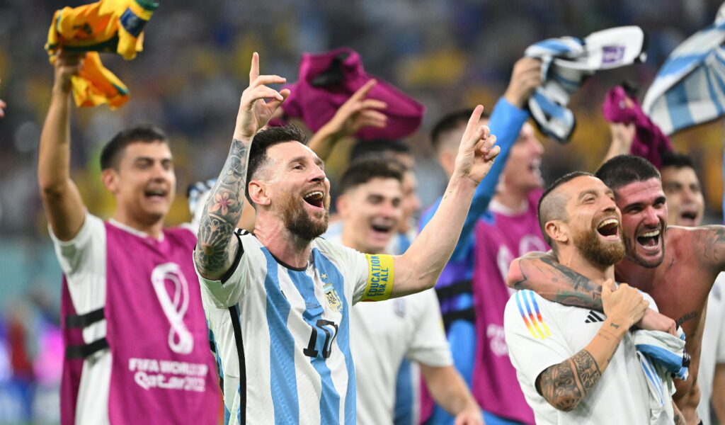 Messi jubelt mit Argentinien
