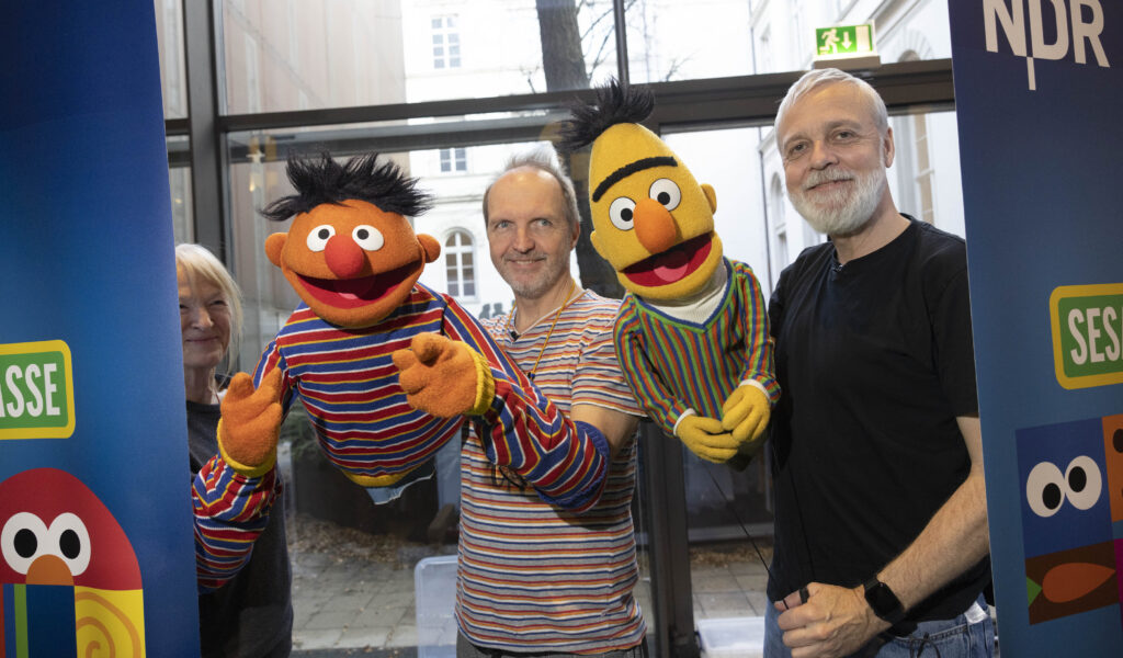 Martin Paas und Carsten Morar-Haffke (beide 56) spielen Ernie und Bert.