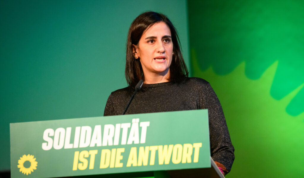 Die Hamburger Grünen-Chefin Maryam Blumenthal