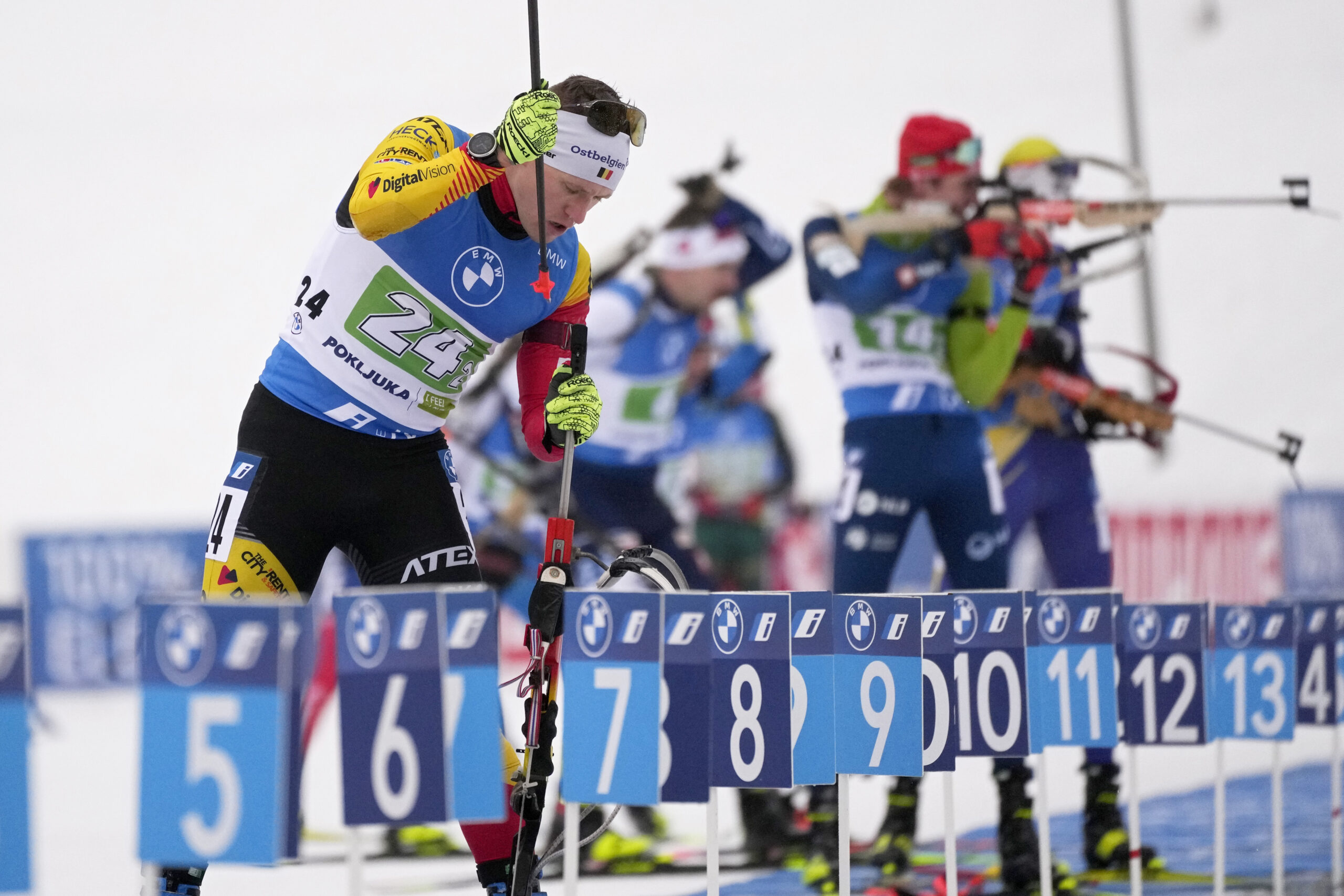 Thierry Langer beim Biathlon-Weltcup