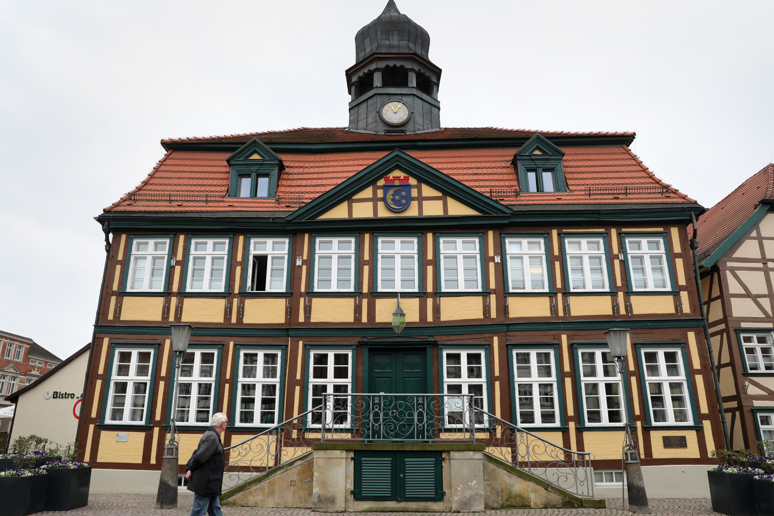 Das Rathaus von Grabow (Mecklenburg-Vorpommern)