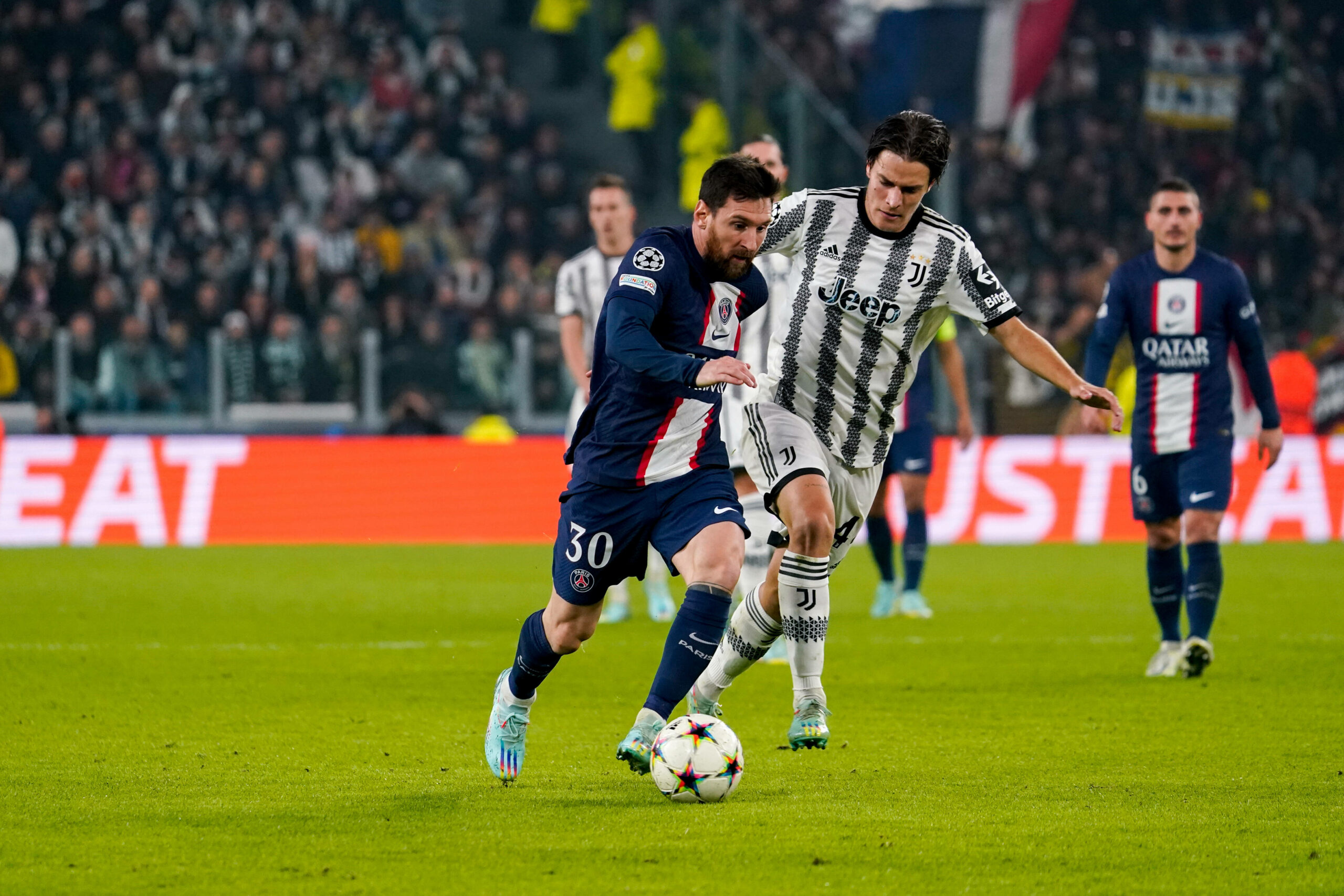 Lionel Messi im Champions League Spiel gegen Juventus Turin