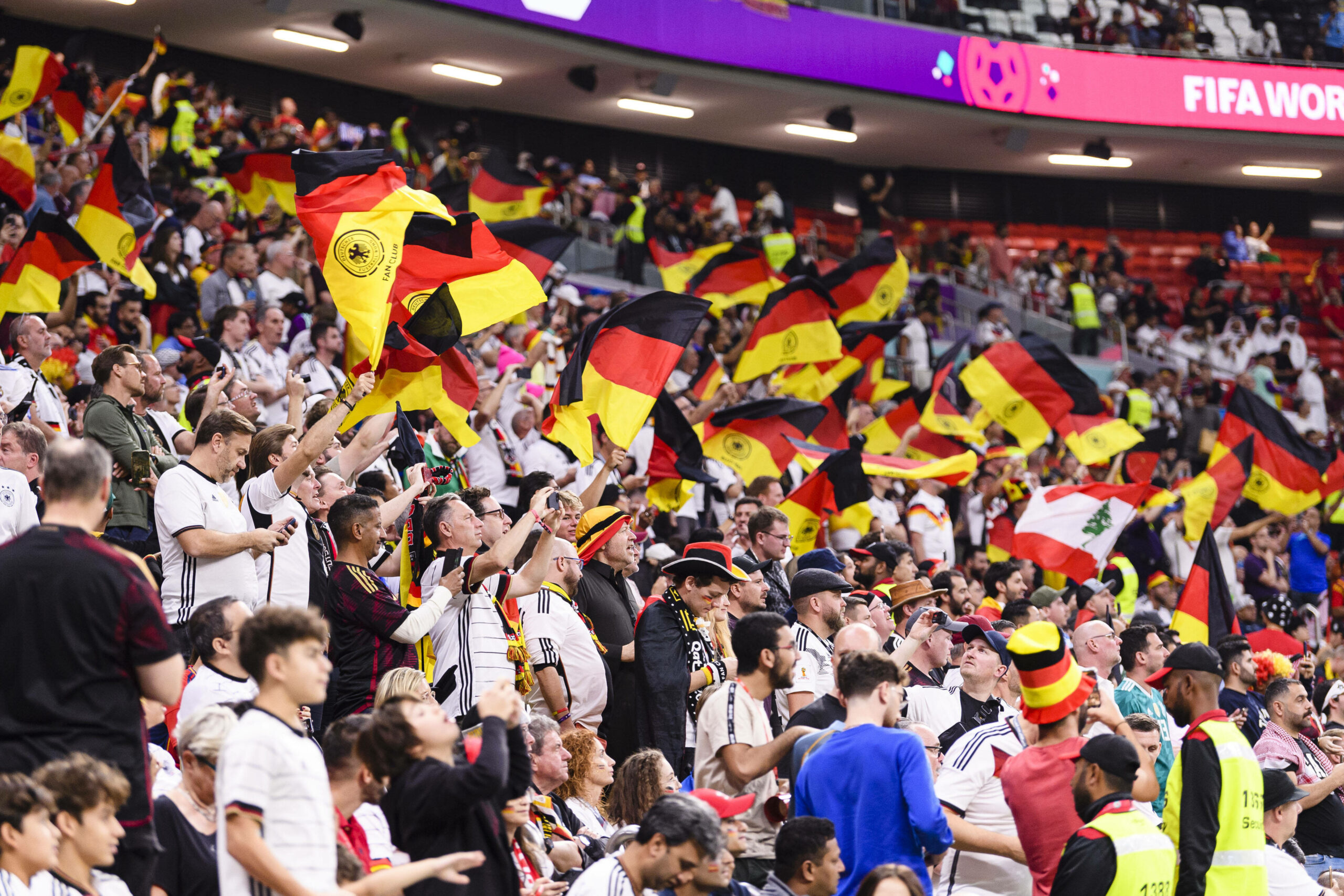Deutsche Fans bei der WM in Katar