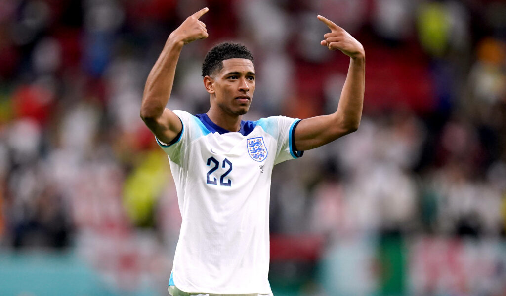 Englands Nationalspieler Jude Bellingham bei der WM 2022 in Katar