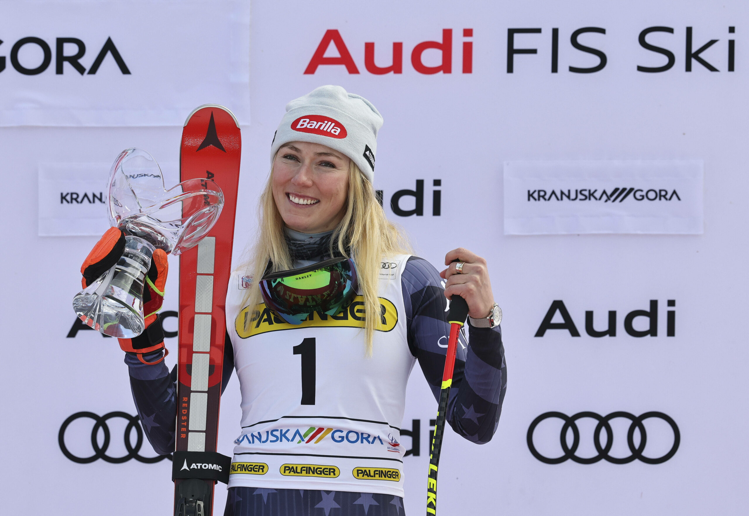 Skirennfahrerin Mikaela Shiffrin