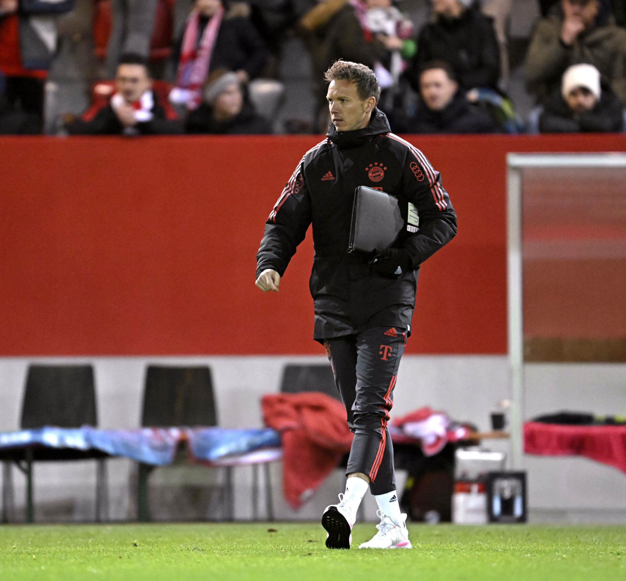 Bayern-Trainer Julian Nagelsmann beim Testspiel
